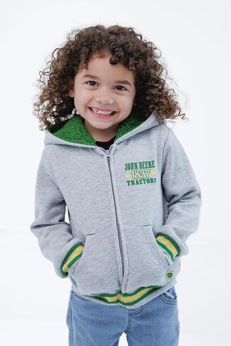 John Deere Tractor Fleece Zip Up Hoodie Toddler to Little Kid Sizes (2T - 7) in Saudi Arabia