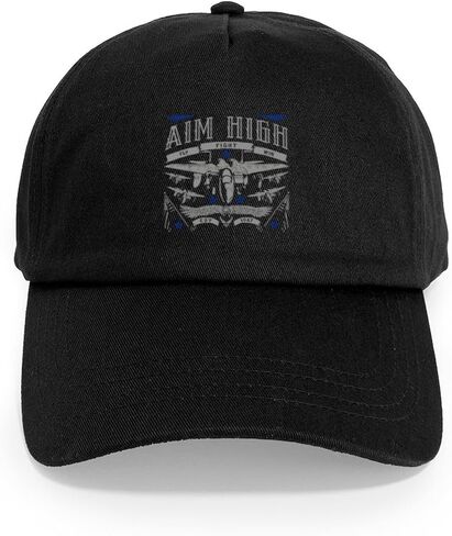 CafePress Aim High Fly Fight Win Cap Adjustable Baseball Cap in Saudi Arabia