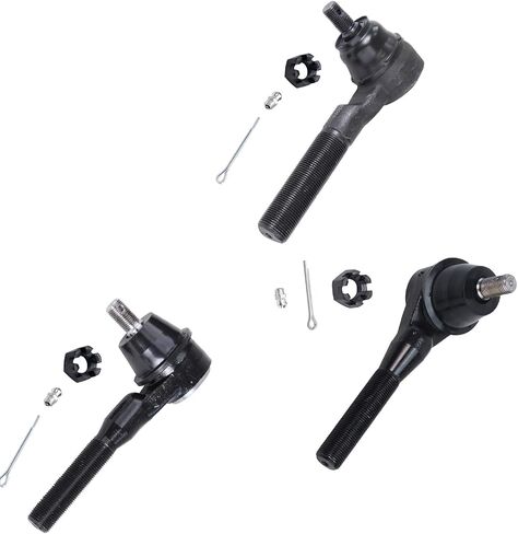 Detroit Axle - Front 11pc Suspension Kit for 1997-2006 Jeep Wrangler TJ, 4 Ball Joints 3 Tie Rods 2 Sway Bars 1 Drag Link 1 Track Bar 1998 1999 2000 2001 2002 2003 2004 2005 Replacement in Saudi Arabia