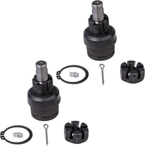 Detroit Axle - Front 11pc Suspension Kit for 1997-2006 Jeep Wrangler TJ, 4 Ball Joints 3 Tie Rods 2 Sway Bars 1 Drag Link 1 Track Bar 1998 1999 2000 2001 2002 2003 2004 2005 Replacement in Saudi Arabia