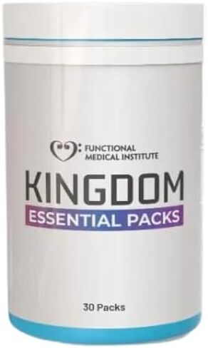 Kingdom Essential Packs, Daily Wellness Supplement with K2D3, Multivitamin, CoQ10 and Omega-3, 30 Packs in Saudi Arabia