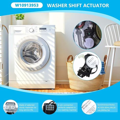 2025 تم ترقيته PS11769864 KT-155867_REV011 Actuator Washer Shift Actuator & Washer Pulley Clutch لـ May-tag Gasher MVWC565FW2 ، MVWX655DW2 in Saudi Arabia