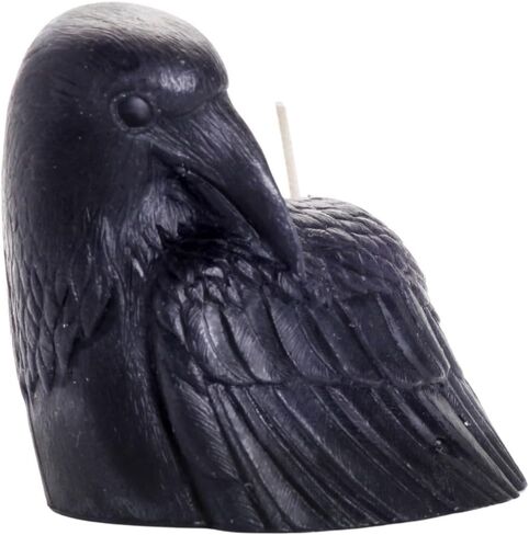 Big Dipper Wax Works Black Skull Candle, 40-Hour Long Burn, Pure Beeswax Sculpted Candle, 3.5" x 3.75", Spooky Candle in Saudi Arabia