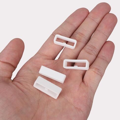 9pcs Watch Band Keepers, Silicone Watch Strap Retainer Waterproof Holder Loop Replacement Parts Clasp Ring for Smart Sport Watchers in Saudi Arabia