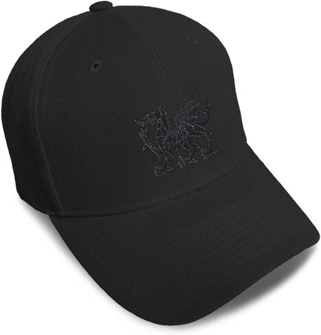 Baseball Caps for Men & Women Embroidered Welsh Wales Flag Dragon Style B Embroidery Acrylic in Saudi Arabia