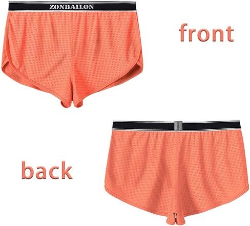 Mens Shorts Running Side Split Booty Boxer Briefs for Men 3 Inch Lounge Underwear Athletic Short Underpants in Saudi Arabia