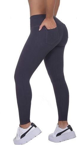 Cotton Leggings for Women with Pockets with Internal Body Shaper and Butt Lifter Multiple Styles in Saudi Arabia
