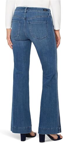 Liverpool Women's Hannah Mid-Rise Flare Jean with Self Trim 32'' Inseam in Saudi Arabia