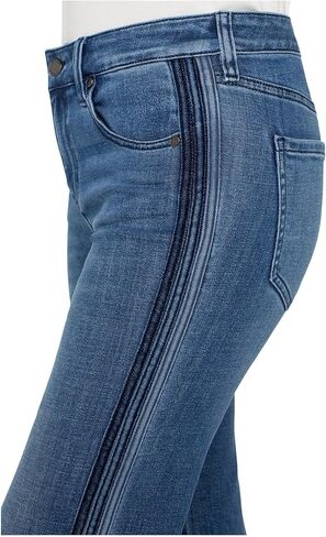 Liverpool Women's Hannah Mid-Rise Flare Jean with Self Trim 32'' Inseam in Saudi Arabia