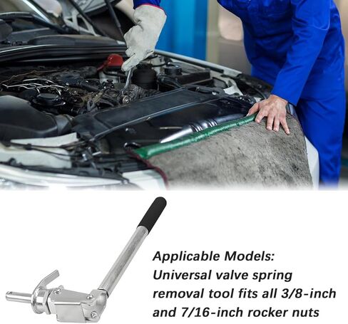 Stud Mount Valve Spring Compressor Removal Tool, OEM# 66784 Remove & Install Valve Retainers, Automotive Engine Repair Accessories, Compatible with All 3/8" & 7/16" Rocker Studs in Kuwait
