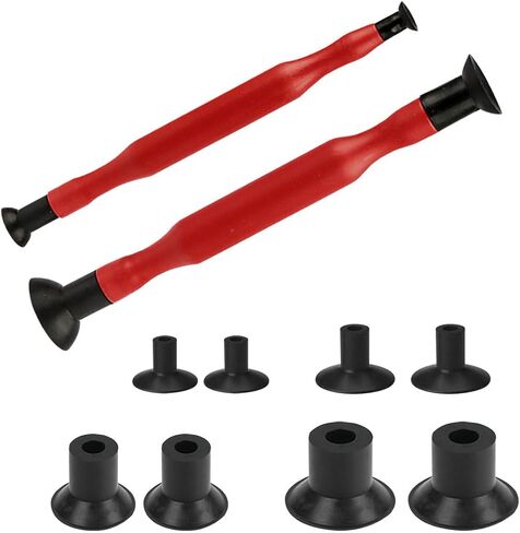 2PCS Valve Lapping Kit, Double Ended Valve Grinding Stick Tool with 8 Suction Plates in 4 Sizes, Universal Car Oil Systems Engine Maintenance and Repair Accessories in Saudi Arabia