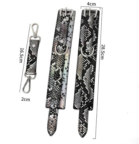 Trendy Snake Pattern Leather Bracelet Anklets - Adjustable Pin Buckle Fashion Bangles for Cosplay, Game Cuffs & Unique Toys in Saudi Arabia