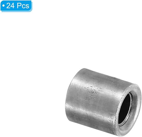PATIKIL M4 Steel Spacers, 24 Pcs Metal Spacers Steel 4mm ID x 8mm OD x 10mm L Carbon Steel Spacer Screw Standoff Round for 1/6in or M4 Screw Bolts in Saudi Arabia