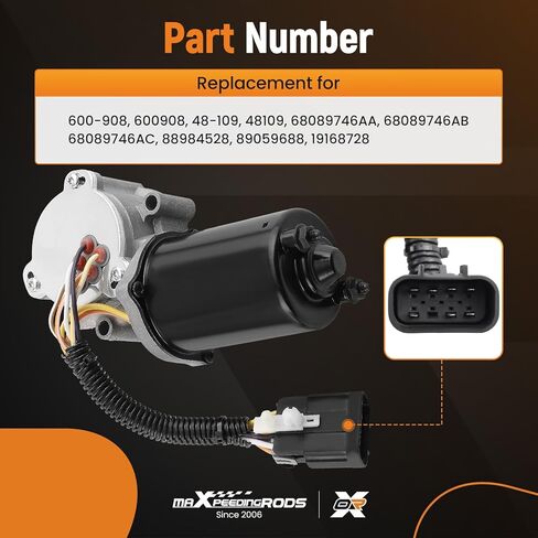 MaxPeedingRods 600-908 محرك نقل حالة نقل حالة النقل لـ RAM 1500 2011-2015 ، 3500 2013-2015 ، 4500/5500 2014-2015 لـ Cadillac Escalade/GMC Yukon 2003-2005 ، لـ Hummer H2 2003-2009 4WD 7 Pins in Saudi Arabia