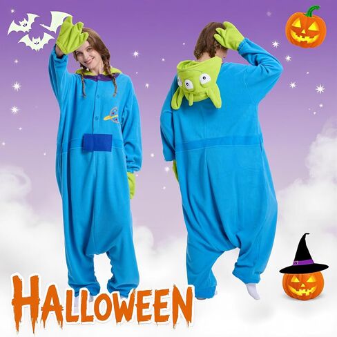 Adult Animal Onesie Pajamas,Halloween Costumes Cosplay Sleepwear for Women Man Teens in Saudi Arabia