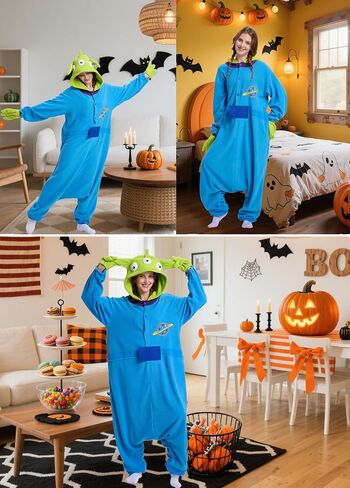 Adult Animal Onesie Pajamas,Halloween Costumes Cosplay Sleepwear for Women Man Teens in Saudi Arabia