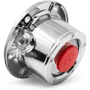 CHR3434024 Chrome 6 Hole Hub Cap مع قابس ملء جانبي in Kuwait