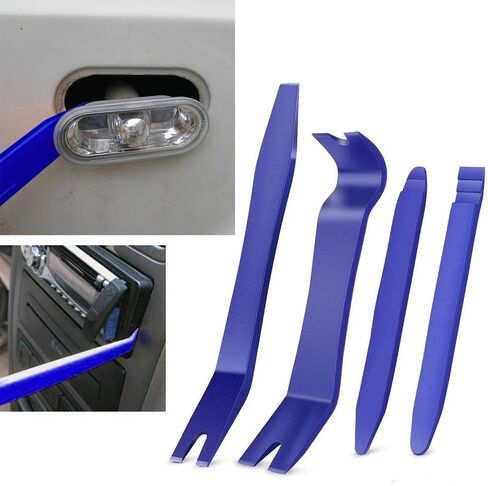 4PCS CAR Trim Removal Tool KIT Panel Door PRY Dash Interior Clip Plastic No Scratch Pry Tool Set for Car Panel and Dashboard Removal in Saudi Arabia
