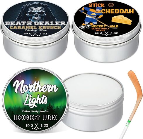3 Pack Hockey Stick Wax Strawberry Cherry Dragons Blood Scent Hockey Stick Blade Wax Maximized Grip Reusable Hockey Stick Wax for Hockey Players Maximum Grip Protection in Kuwait