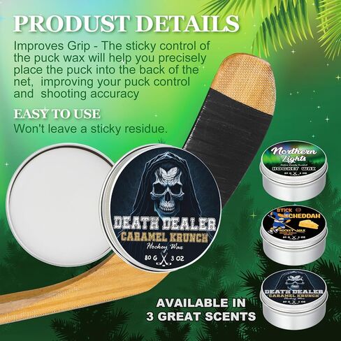 3 Pack Hockey Stick Wax Strawberry Cherry Dragons Blood Scent Hockey Stick Blade Wax Maximized Grip Reusable Hockey Stick Wax for Hockey Players Maximum Grip Protection in Kuwait