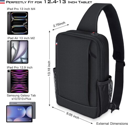 Tablet Carrying Sleeve Shoulder Bag for Amazon Fire Max 11/Fire HD 10 Plus/Fire HD 10 Kids Pro 2023-2021,iPad Pro M4 11 inch/iPad Air M2 2024/iPad 10th/Air 5/Samsung Galaxy Tab S9 S8 Case in Saudi Arabia
