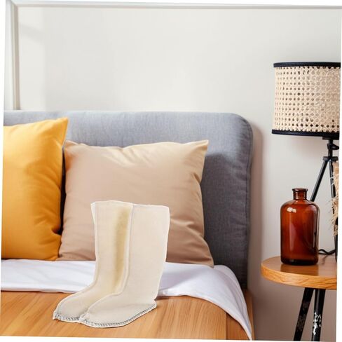 1pair Thermal Liners for Work Boots Winter Boot Insulation for Men Warm Comfortable Liners for Women Full Ankle Protection Plush Lining in Kuwait