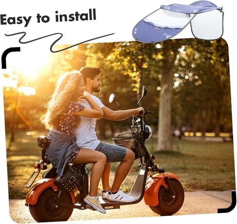 GANAZONO Universal Electric Motorcycle Canopy Waterproof Rain Cover for Motorcycles Cover Outdoor Motorbike Accessory in Saudi Arabia