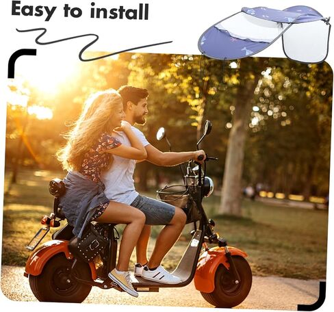 Ciieeo Universal Electric Motorcycle Rain Cover Durable Polyester Awning for Powersports in Saudi Arabia