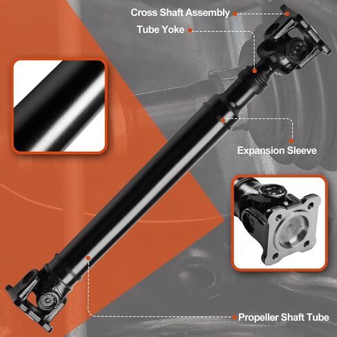 936-330 Front Drive Shaft Prop Shaft Driveshaft Assembly Compatible with Mercedes-Benz W203 Series C240, C320 2003-2005, C280, C350 2006-2007, AWD Automatic Transmission, Replace OE 2034106106 in Saudi Arabia