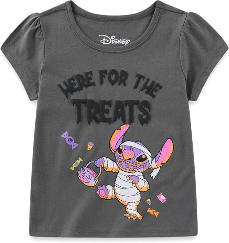 Disney Lilo & Stitch Girls Halloween Short Sleeve T-Shirt for Big Kids in Saudi Arabia