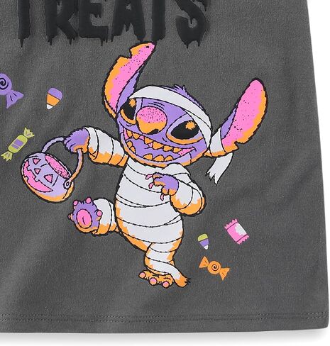 Disney Lilo & Stitch Girls Halloween Short Sleeve T-Shirt for Big Kids in Saudi Arabia