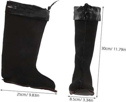 Warm Boot Liners for Men Thermal Insulated Rain Boot Inner Sleeves for Cold Weather in Saudi Arabia