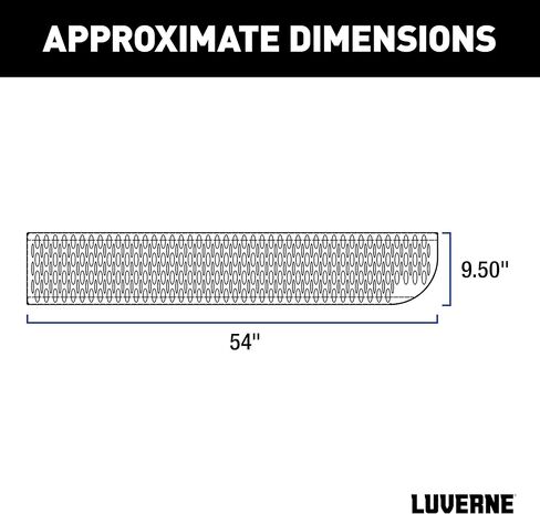 Luverne 495154-401802 Grip Step XL 9-1/2 X 54-In Steel Runder Board ، حدد RAM Promaster 1500 ، 2500 ، 3500 in Kuwait