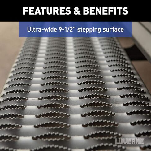 Luverne 495154-401802 Grip Step XL 9-1/2 X 54-In Steel Runder Board ، حدد RAM Promaster 1500 ، 2500 ، 3500 in Kuwait