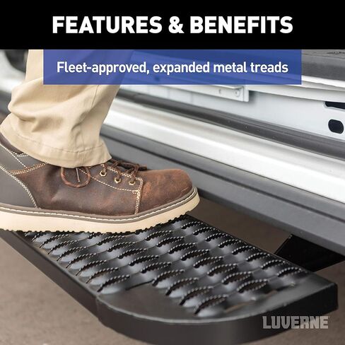Luverne 495154-401802 Grip Step XL 9-1/2 X 54-In Steel Runder Board ، حدد RAM Promaster 1500 ، 2500 ، 3500 in Kuwait
