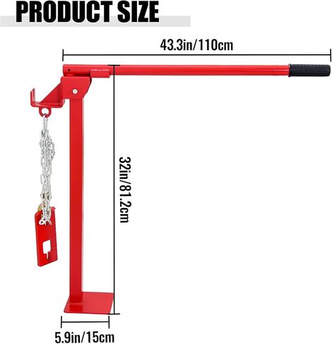 T-Post Puller Fence Post Puller - Remove T-Posts, Tree Stumps, and Cement Plugs with This Heavy-Duty Tool in Saudi Arabia