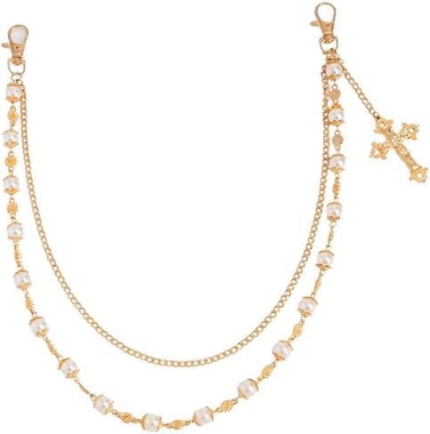 سحر زهرة مفاتيح الجينز بضرورة مع اللؤلؤ الرجال والنساء ملحقات ملابس الهيب هوب in Kuwait