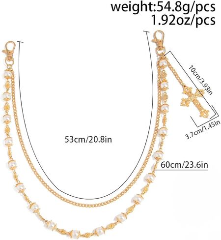 سحر زهرة مفاتيح الجينز بضرورة مع اللؤلؤ الرجال والنساء ملحقات ملابس الهيب هوب in Kuwait