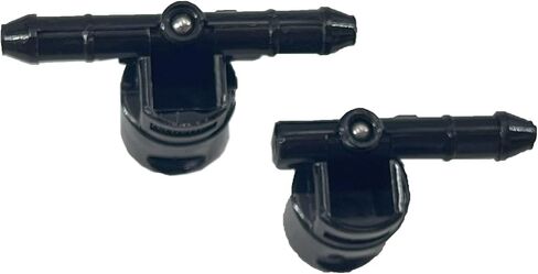 2Pcs 12782508/12782509 Front Windshield Washer Nozzles Washer Spray Jet Compatible with Astra:1998-2012 Regal 2011-2017 Insignia 2008-2017 in Saudi Arabia