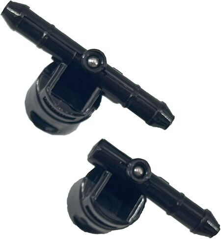 2Pcs 12782508/12782509 Front Windshield Washer Nozzles Washer Spray Jet Compatible with Astra:1998-2012 Regal 2011-2017 Insignia 2008-2017 in Saudi Arabia