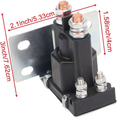 ترحيل لبداية الملف اللولبي ، 1 PC CAR 12V DC STARTER SLAY SWATE مع 4 محطات ، متوافق مع CUSHMAN GT-1 و GT AMERICA من 1991-1993 120-907B1 ، 120-105752-6 in Saudi Arabia