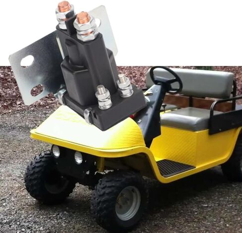 ترحيل لبداية الملف اللولبي ، 1 PC CAR 12V DC STARTER SLAY SWATE مع 4 محطات ، متوافق مع CUSHMAN GT-1 و GT AMERICA من 1991-1993 120-907B1 ، 120-105752-6 in Saudi Arabia