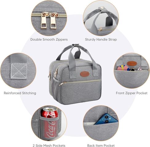 PIIOSER Breastmilk Cooler Bag with Ice Pack, Compatible with Wearable Breast Pumps & Accessories - Portable Pumps Carrying Case for Nursing & Working Moms, Blue in Kuwait