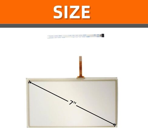 7 "Radio Mavigation Navigation Touch Digitizer استبدال Nissan Versa Sentra 2018-2019 لوحة شاشة التنقل في الأرقام تستبدل 28021-9EK0A 280219EK0A in Saudi Arabia
