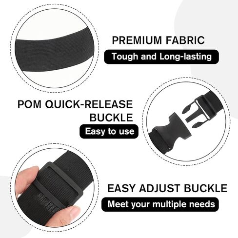 4 Pcs Add a Bag Luggage Straps Adjustable Suitcase Strap Belt Connector Travel Packing Accessories Attachment for Connecting Two Suitcases Packages Together (Black) in Saudi Arabia