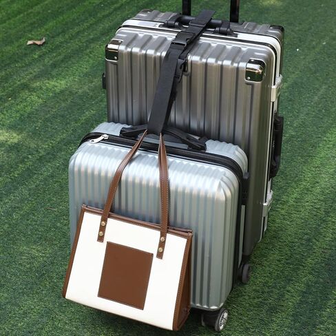 4 Pcs Add a Bag Luggage Straps Adjustable Suitcase Strap Belt Connector Travel Packing Accessories Attachment for Connecting Two Suitcases Packages Together (Black) in Saudi Arabia