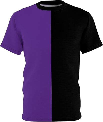 Half Purple and Half Black Adult Shirt in Saudi Arabia