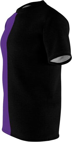 Half Purple and Half Black Adult Shirt in Saudi Arabia