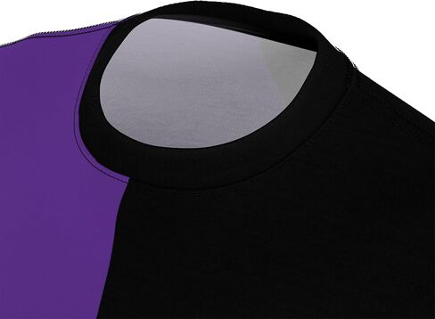 Half Purple and Half Black Adult Shirt in Saudi Arabia