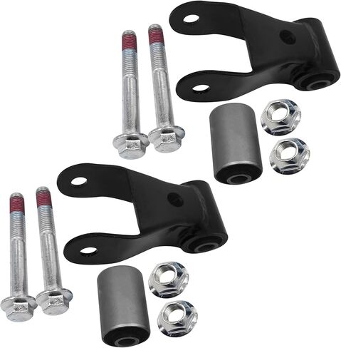 2Pcs Rear Rearward Leaf Spring Shackle Bracket Kit for 2004-2019 Nissan Titan Titan XD 722-054 in Saudi Arabia